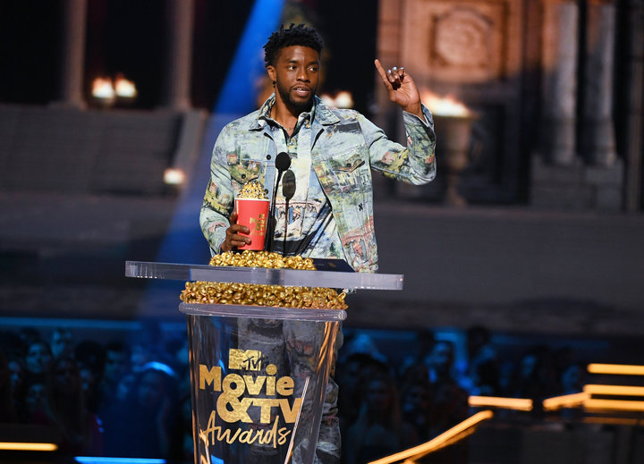 MTV Boseman also won the 'Best Performance in a Movie' award.
